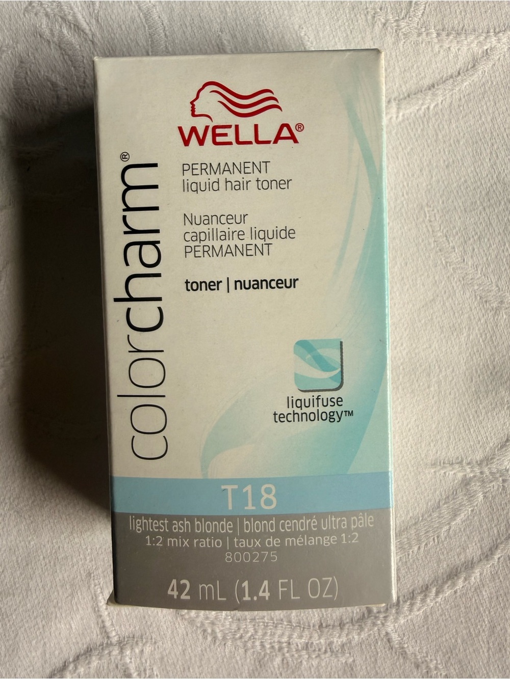Wella Color Charm T18 Permanent Liquid Hair Toner Lightest Ash Blonde New